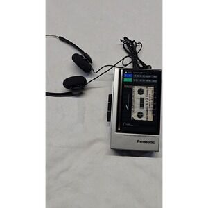 Panasonic RX-1924 FM-AM Stereo Cassette Player Tested missing Battery Cover